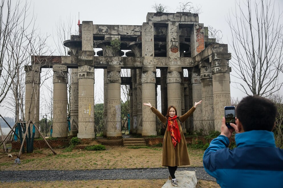 Replik Karnak-Tempel Wanguo-Park