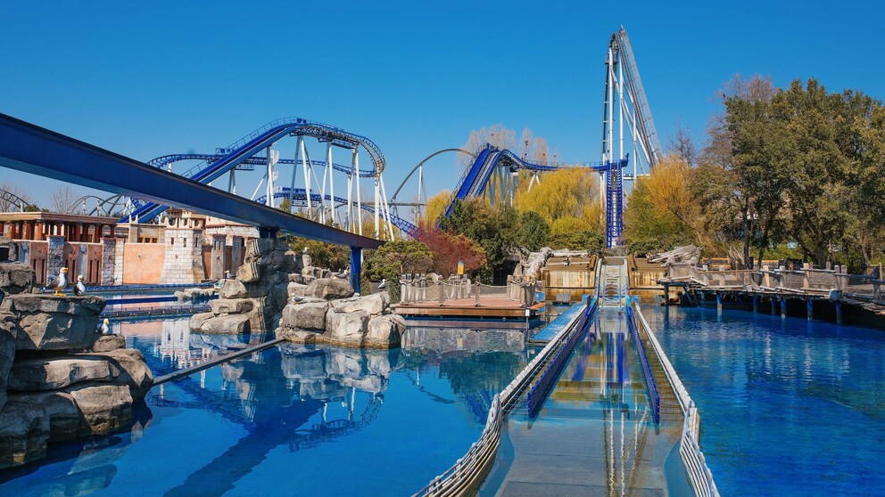 Die Achterbahn Poseidon im Europa-Park in Rust