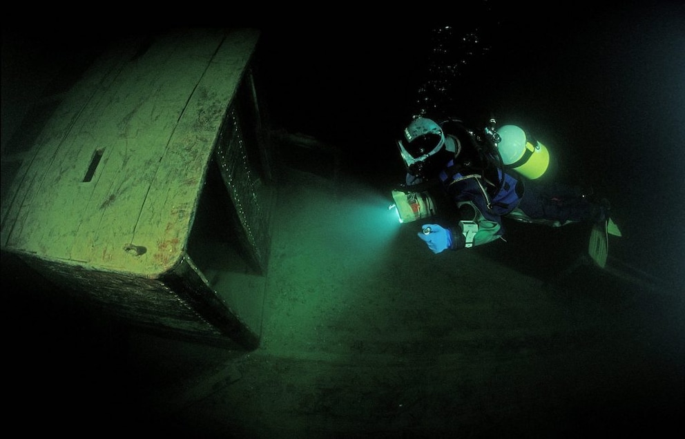 Lake Constance, diver