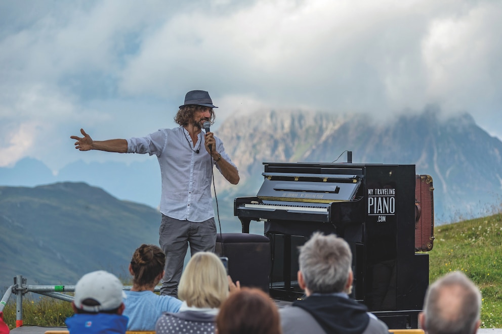 Vielleicht Löhrmanns höchstes Konzert? Auf über 2000 Metern in Österreich