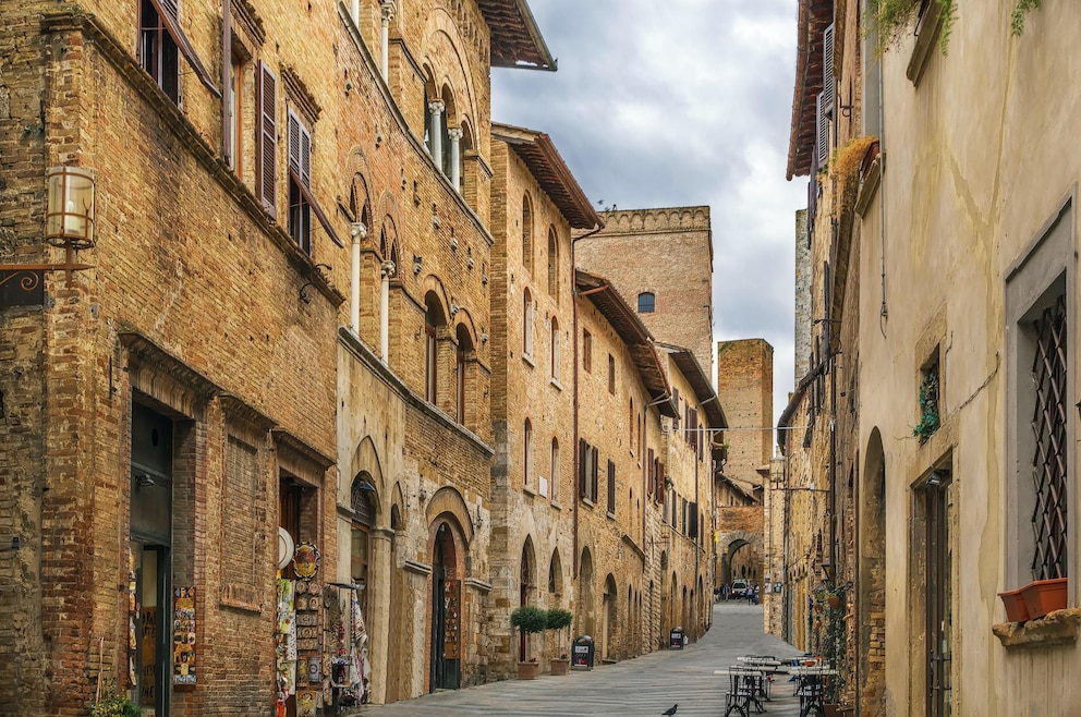 Straße San Gimignano
