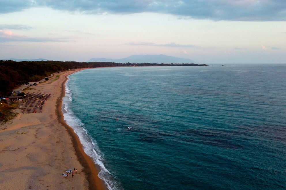 Monolithi Beach, Griechenland