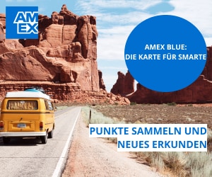 Bereit Neues zu entdecken. Mit der kostenlosen Amex Blue.