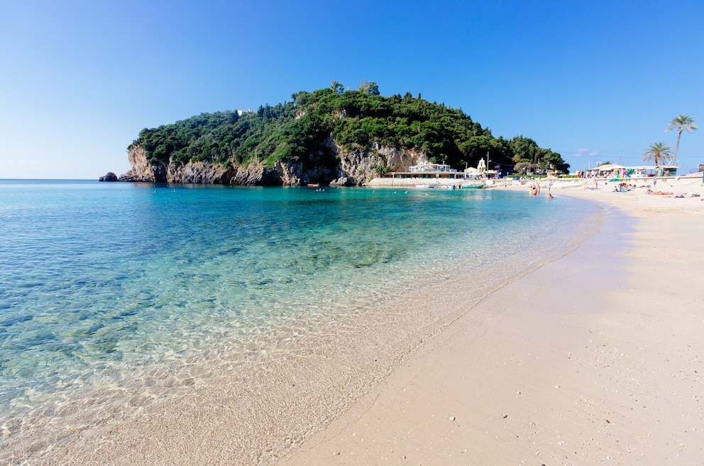 Paleokastritsa Beach, Korfu