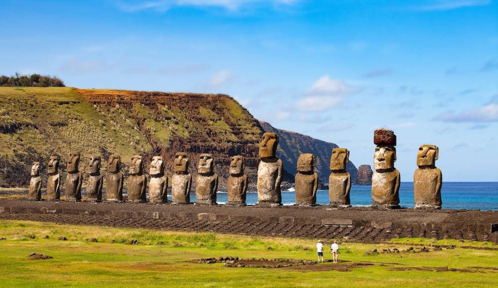 The Moai on Easter Island