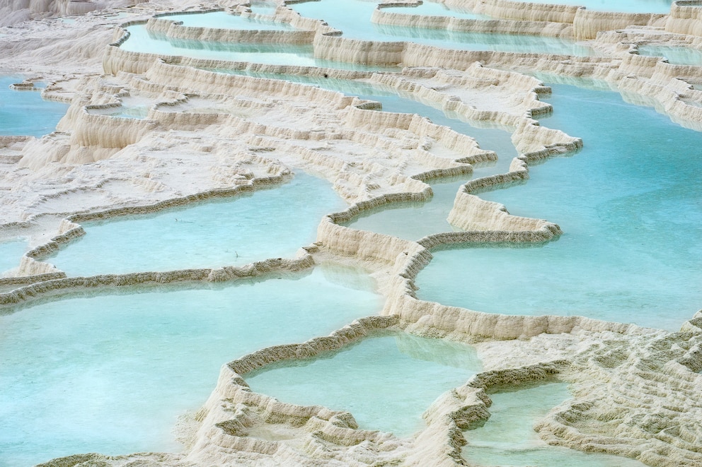 Die Saltzterrassen von Pamukkale sind zu Recht Weltnaturerbe