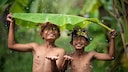 Asien - Kinder in Indonesien, Natur