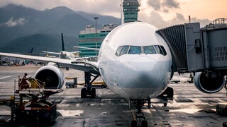 Flugzeug Einstieg
