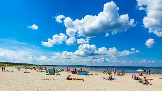 Strand in Polen an der Ostsee: Swinemünde
