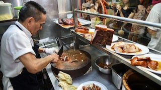 So sah es einst in der Küche von Chan Hon Meng aus – das Foto ist von 2016, also noch vor der Expansion