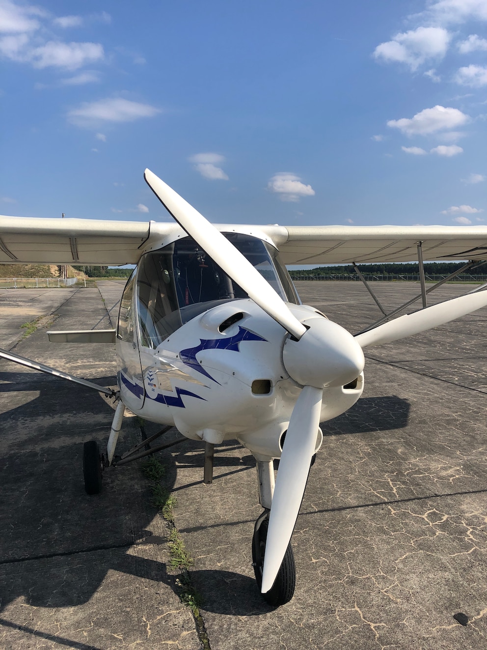 In einer Cessna Ikarus C42 kann man fliegen lernen