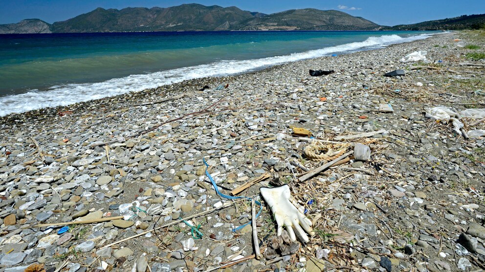 Mittelmeer Plastik