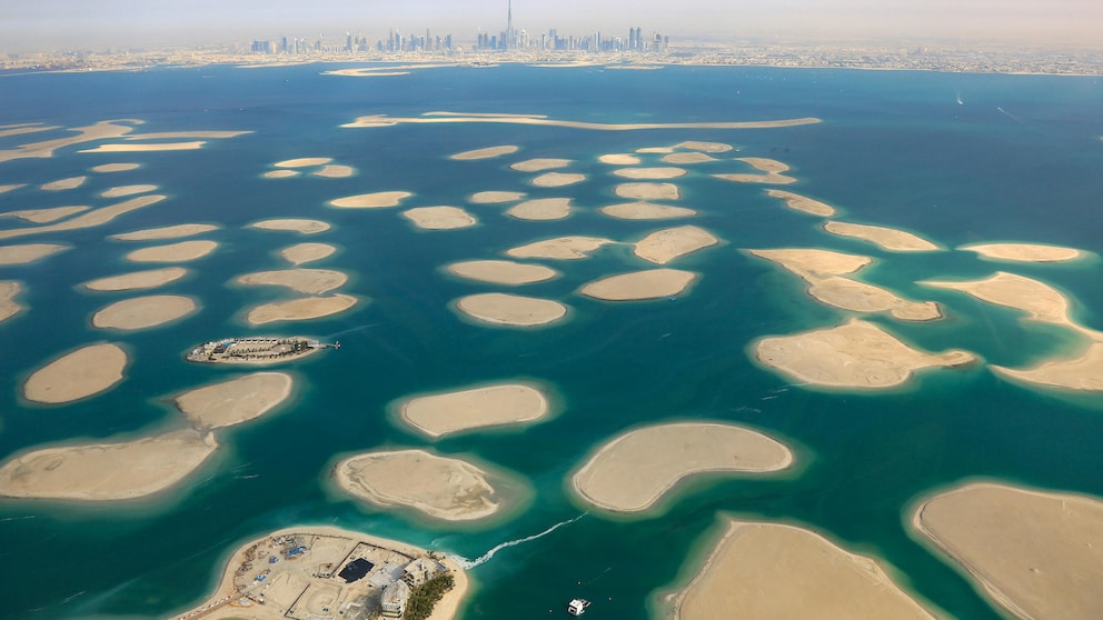 Die World Islands sind von Dubai aus in 15 Minuten mit dem Boot zu erreichen.
