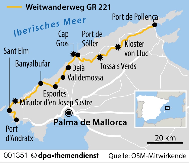 Mallorca Wanderweg GR 221