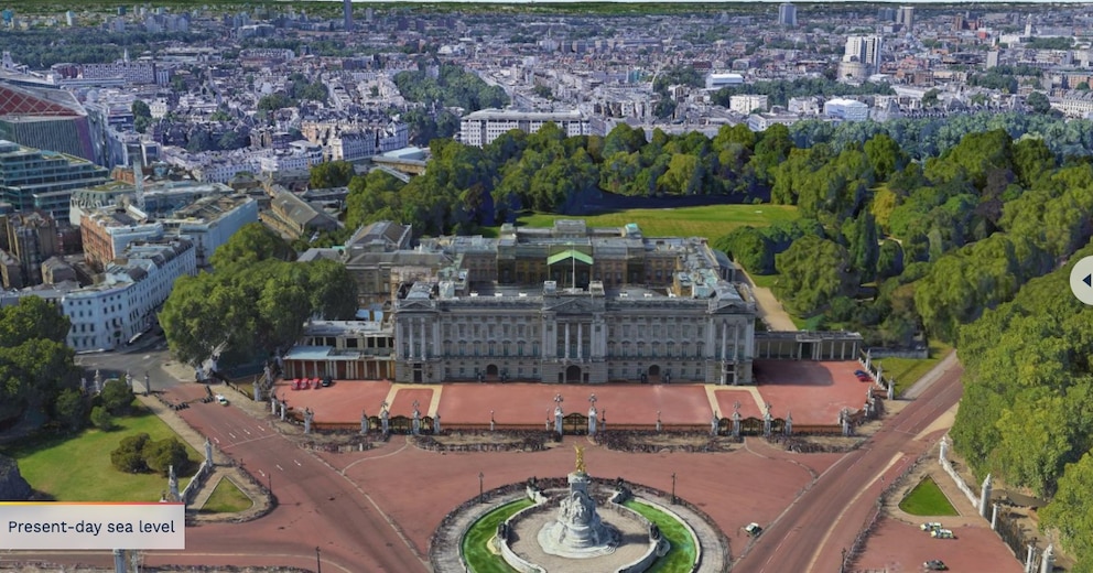 Der Buckingham Palace heute