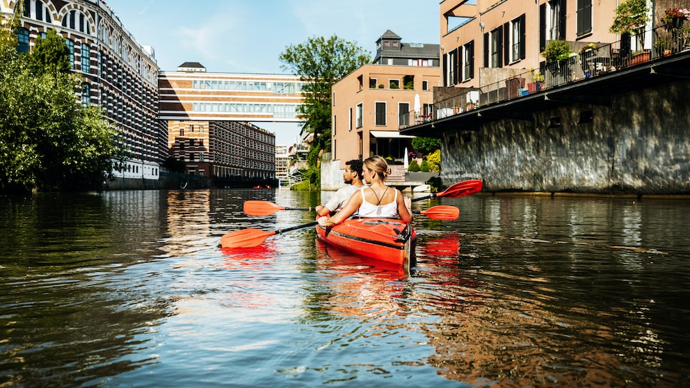 Leipzig Karl-Heine-Kanal in Plagwitz