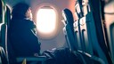 Flugzeugfenster rund