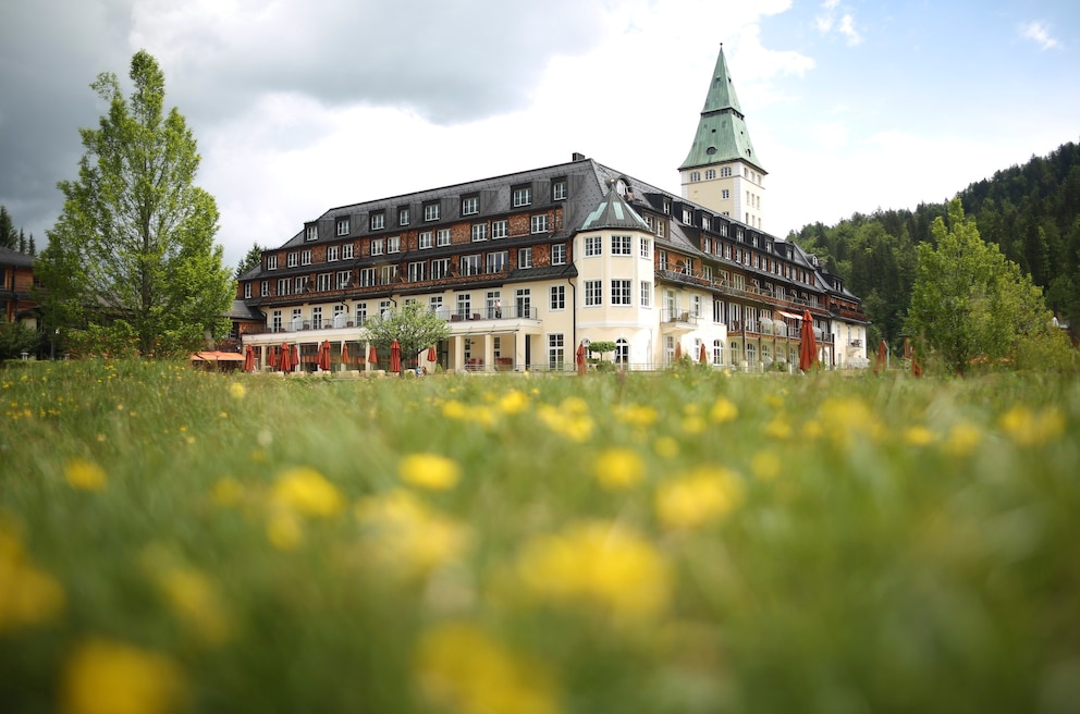 Das Schloss Elmau in Bayern zählt zu den besten Wellness-Hotels in Deutschland