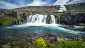 Dynjandi Wasserfall in Island