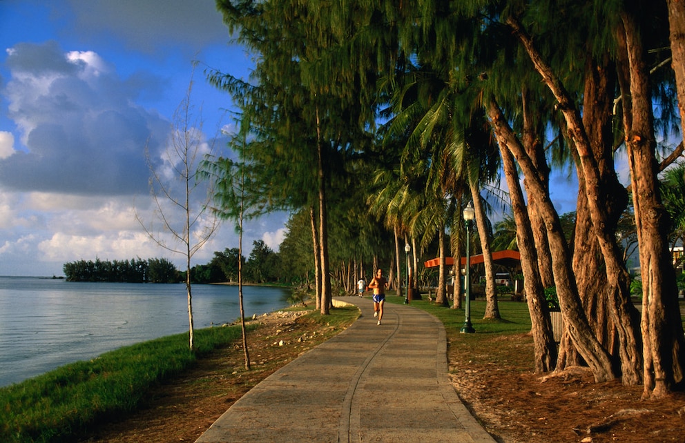 Joggen im ewigen Frühling auf Saipan. Das hört sich nicht schlecht an, oder? 