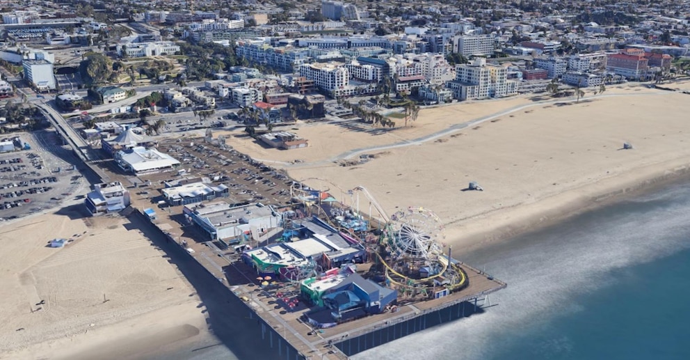 Der berühmte Santa Monica Pier, wie man ihn heute kennt