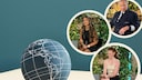 Nina Röber, Jana Heinisch und Fritz Keppler (v.l.n.r.) versuchten ihr Glück gegen den Erdkunde-Profi