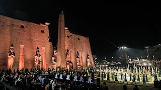 Die feierliche Wiedereröffnung der 2700 Meter langen Allee der Sphinxen in Luxor