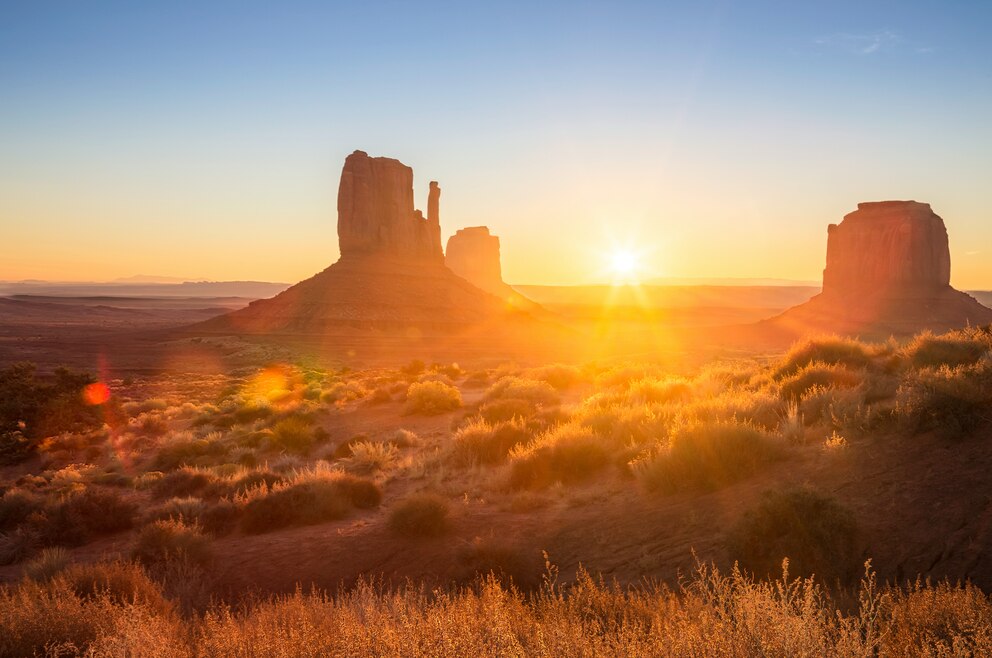 Sonnenuntergang Monument Valley