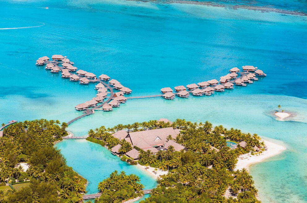 Stelzen-Bungalows auf Bora Bora 