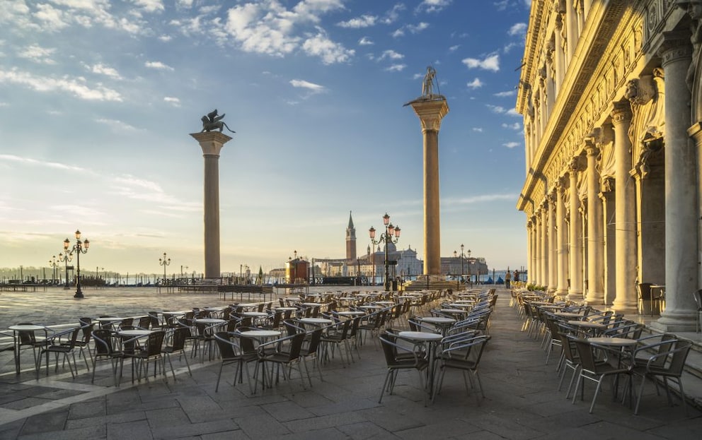 While St. Mark's Square is iconic, you should avoid eating here