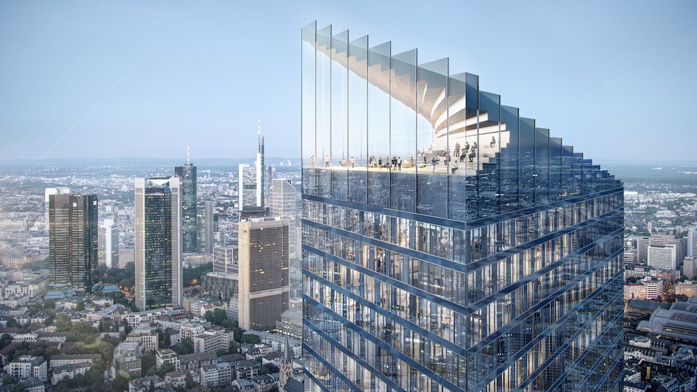 Die Aussichtsplattform des Millennium-Towers soll den Entwürfen zufolge spektakulär werden