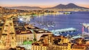 Neujahr in Neapel in Italien