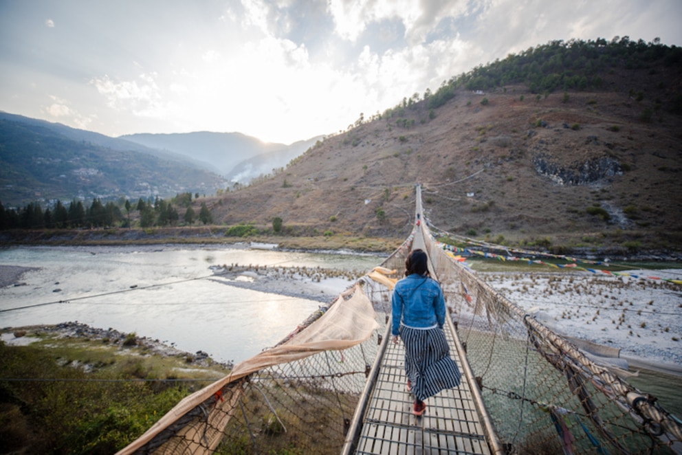 Punakha Brücke, Bhutan