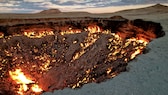 Krater von Derweze in Turkmenistan