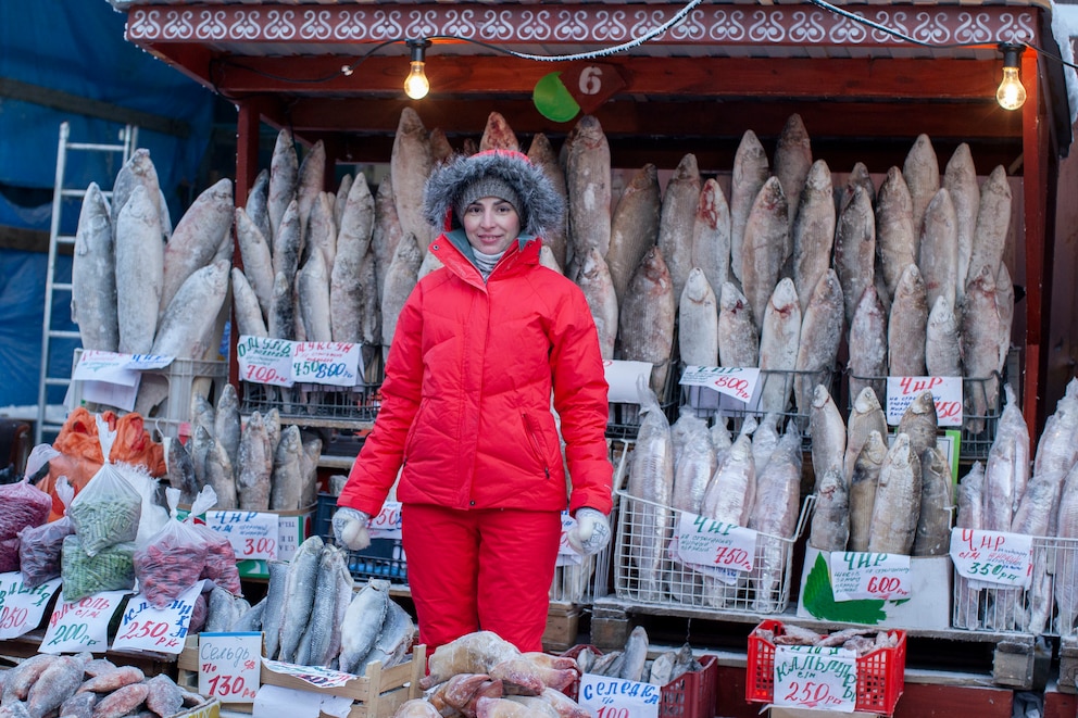 Jakutsk, eine der kältesten Städte der Welt 