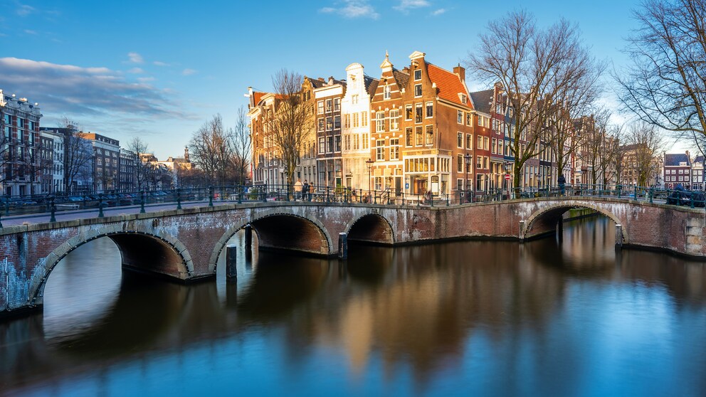 Keizersgracht in Amsterdam in den Niederlanden