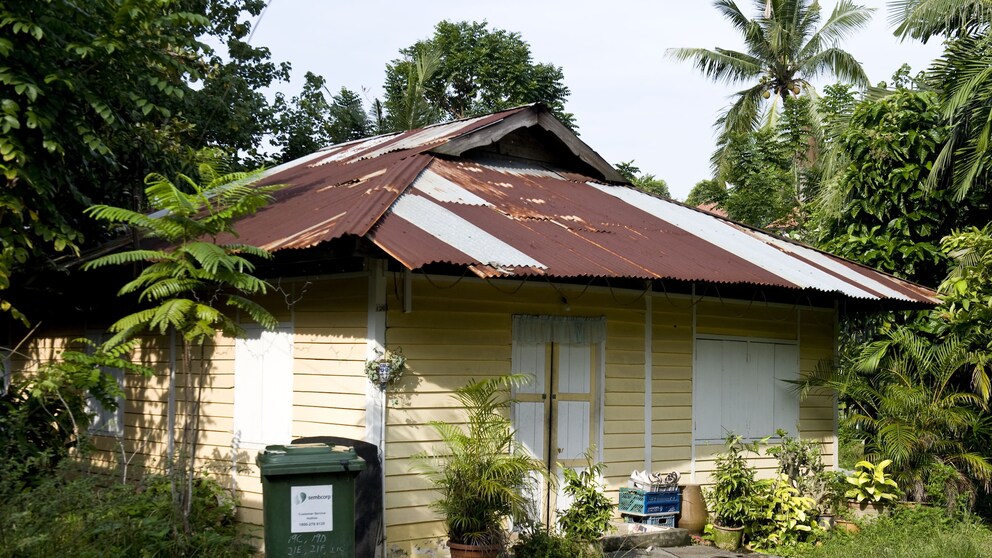 Ein Dorf in Singapur