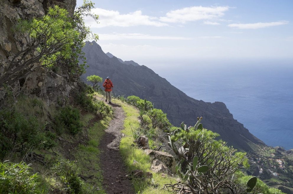 On the Canary Island of La Gomera, there are some great hiking trails. But beware–it's not for the faint-hearted!
