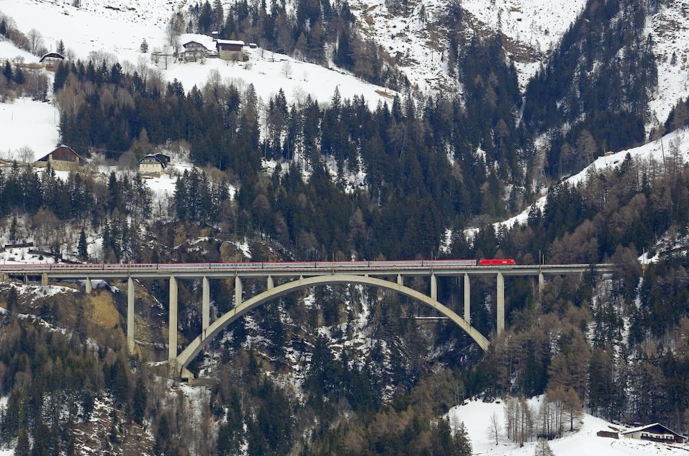 Train through Europe