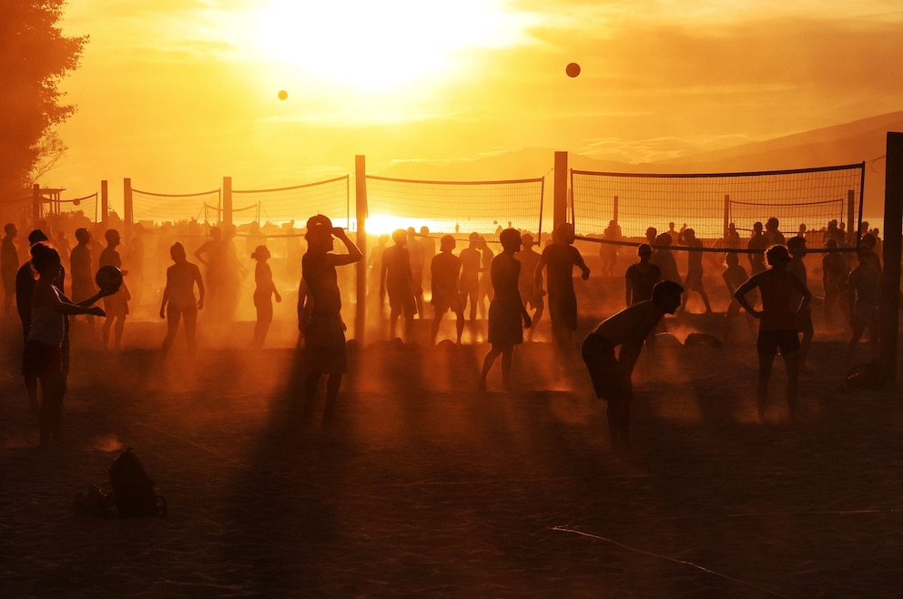 Beachvolleyball Strand Vancouver