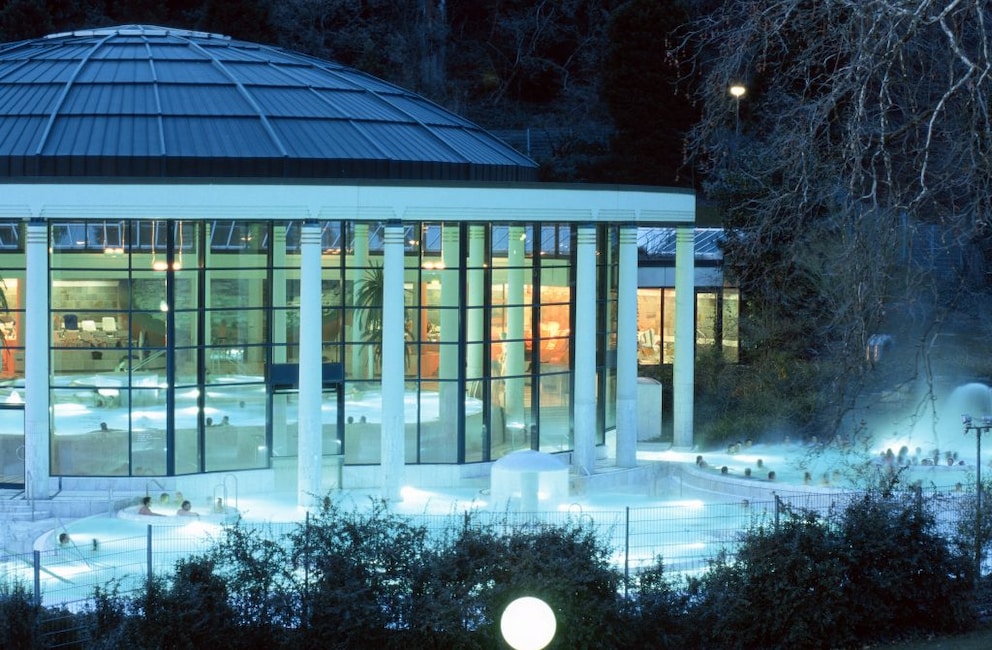 Caracalla Spa at night, Baden-Baden