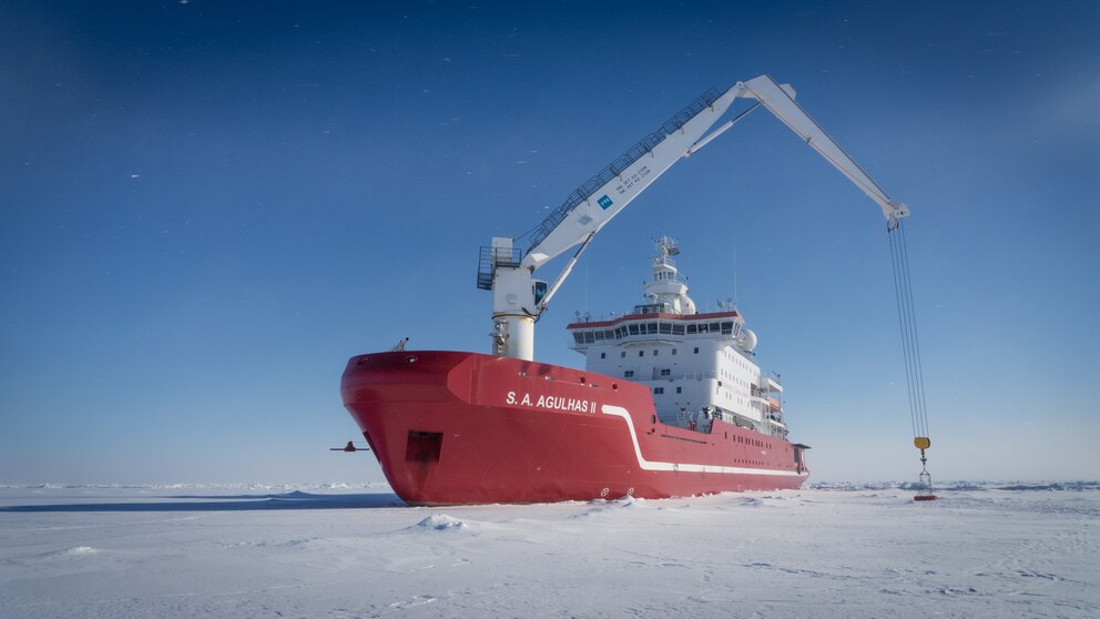 Antarktis-Expeditionsschiff &quot;Agulhas II&quot;, hat die &quot;Endurance&quot; gefunden  