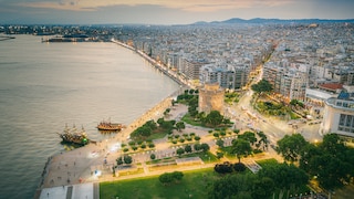 Reisetipps Thessaloniki: Der Weiße Turm vor den Toren der Stadt