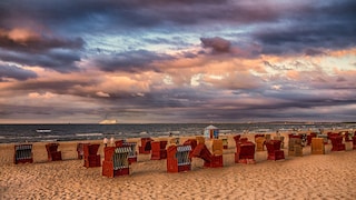 Ostsee Reisetipps Swinemünde: Strandkörbe am Ostseestrand