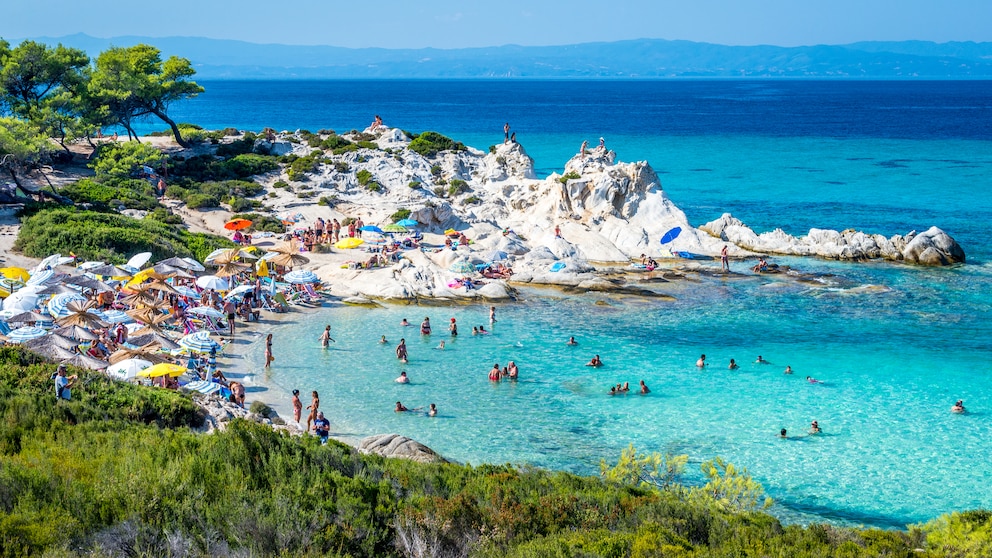 Chalkidiki-Reisetipps: Orange Beach auf Sithonia