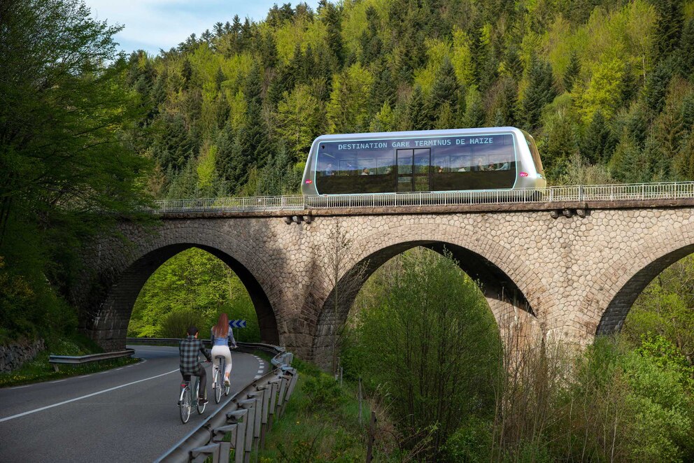 Auch „Draisy“ soll unabhängig des normalen Zugverkehrs in Frankreich bald unterwegs sein