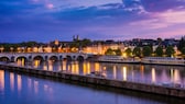 Maastricht bei Sonnenuntergang