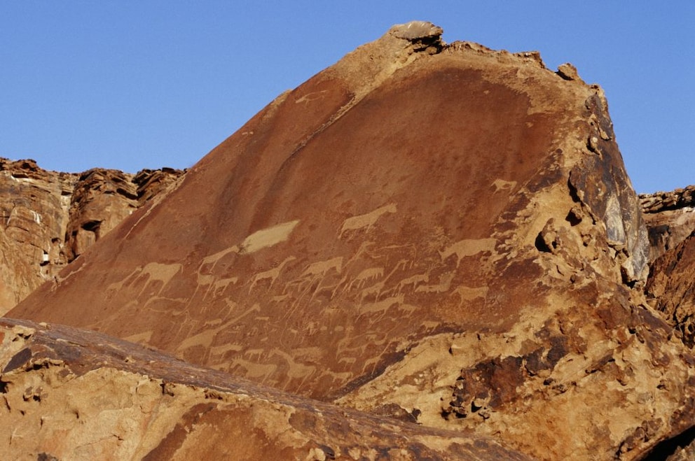 The rock engravings of Twyfelfontein are said to be over 20,000 years old