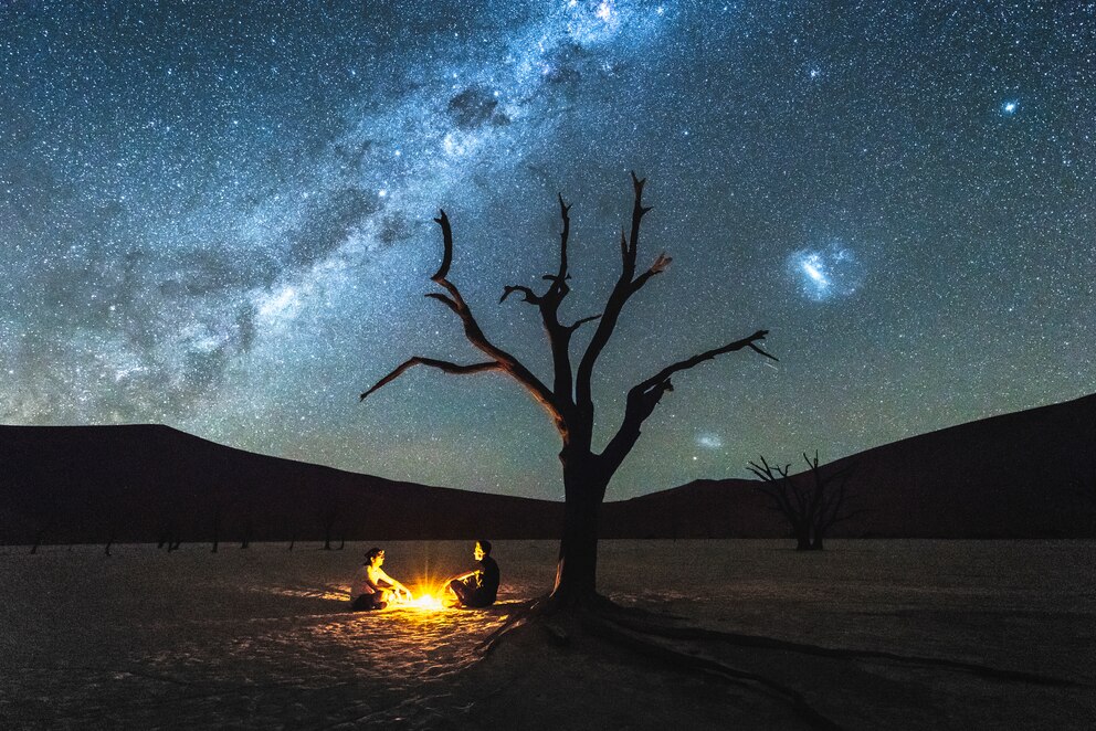 Die Sternenpracht am Himmel über Namibia ist schier überwältigend