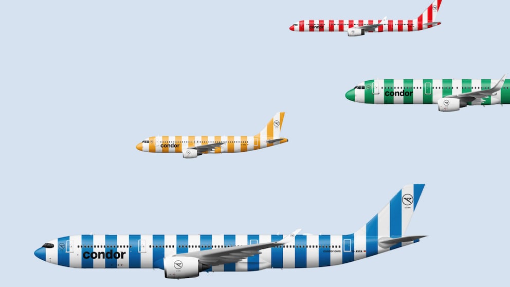 Condor Flugzeuge Farben